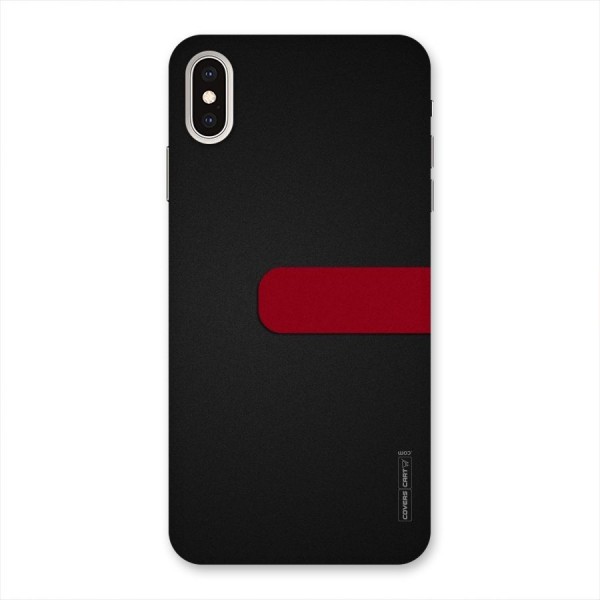 Single Red Stripe Back Case for iPhone XS Max