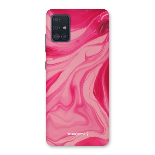 Sizzling Pink Marble Texture Back Case for Galaxy A51