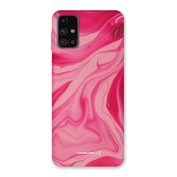 Sizzling Pink Marble Texture Back Case for Galaxy M31s