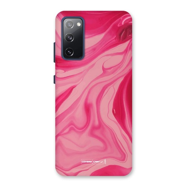 Sizzling Pink Marble Texture Back Case for Galaxy S20 FE