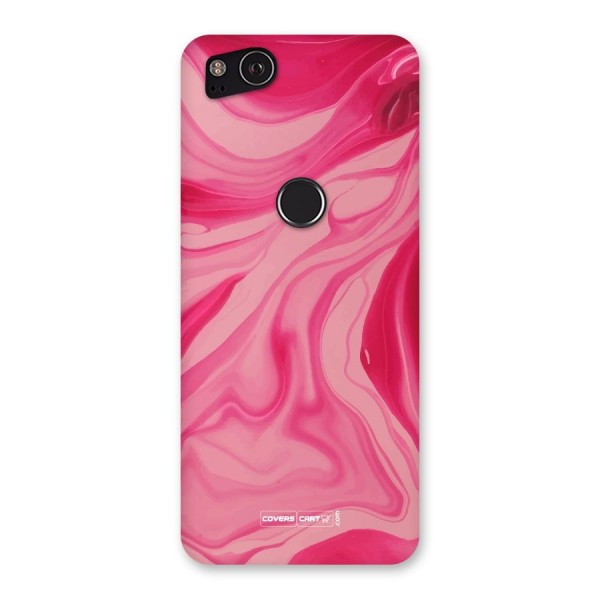 Sizzling Pink Marble Texture Back Case for Google Pixel 2