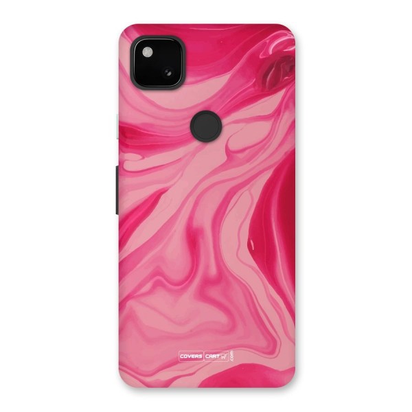 Sizzling Pink Marble Texture Back Case for Google Pixel 4a