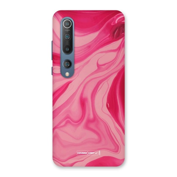 Sizzling Pink Marble Texture Back Case for Mi 10