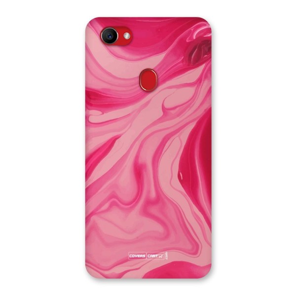 Sizzling Pink Marble Texture Back Case for Oppo F7