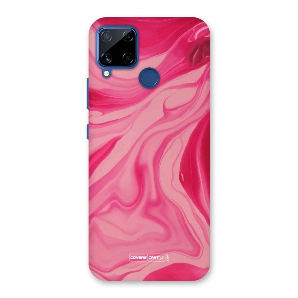 Sizzling Pink Marble Texture Back Case for Realme Narzo 30A