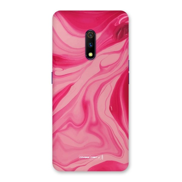 Sizzling Pink Marble Texture Back Case for Realme X