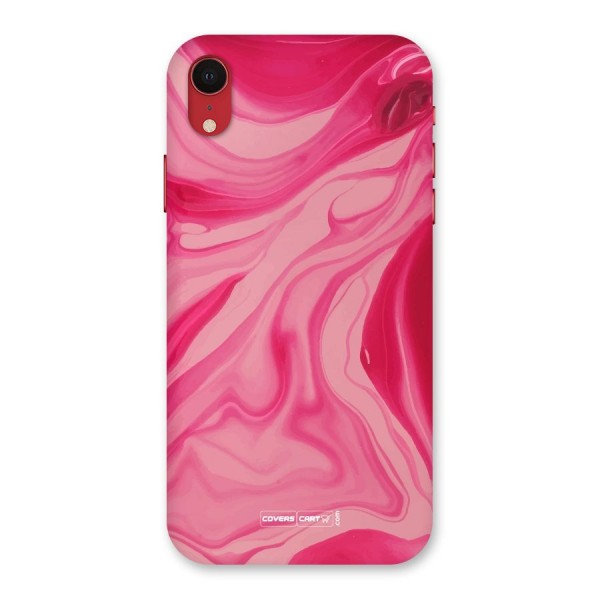 Sizzling Pink Marble Texture Back Case for iPhone XR