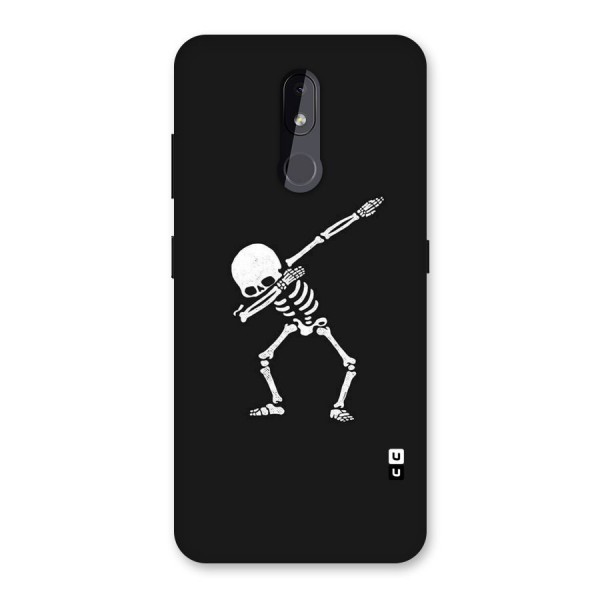 Skeleton Dab White Back Case for Nokia 3.2