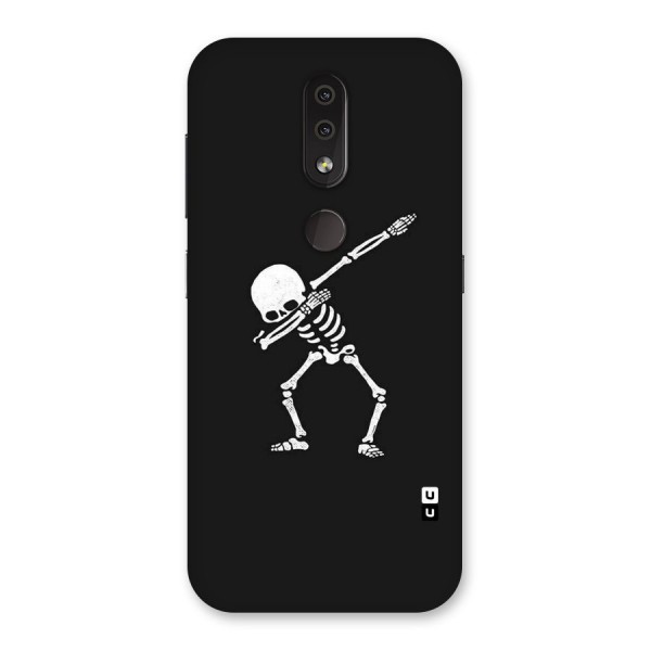 Skeleton Dab White Back Case for Nokia 4.2