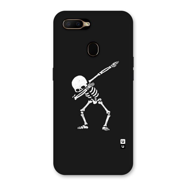 Skeleton Dab White Back Case for Oppo A5s