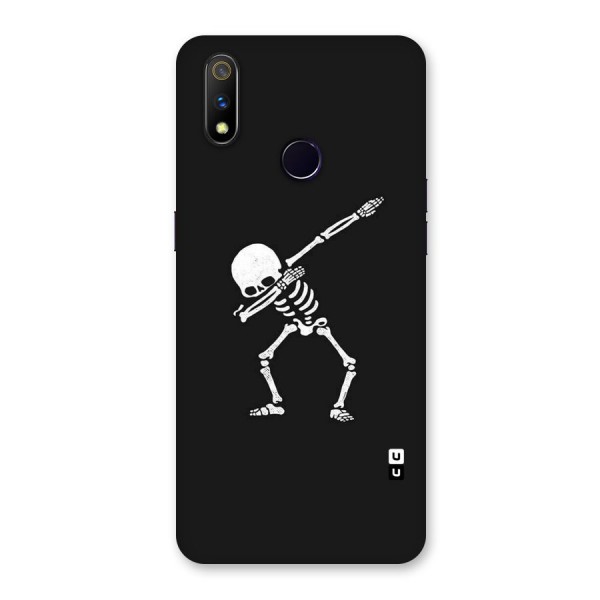 Skeleton Dab White Back Case for Realme 3 Pro