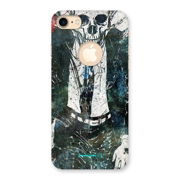 Skeleton in a Suit Back Case for iPhone 7 Logo Cut