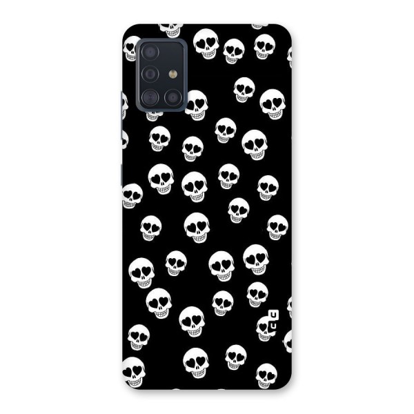 Skull Heart Back Case for Galaxy A51