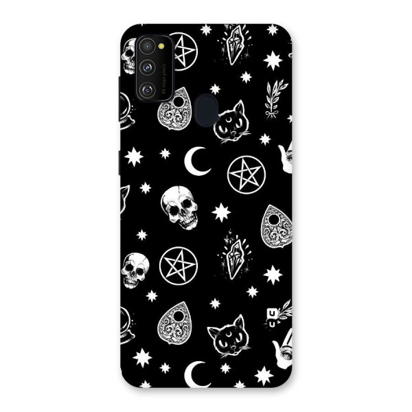 Skull Moon Design Back Case for Galaxy M21