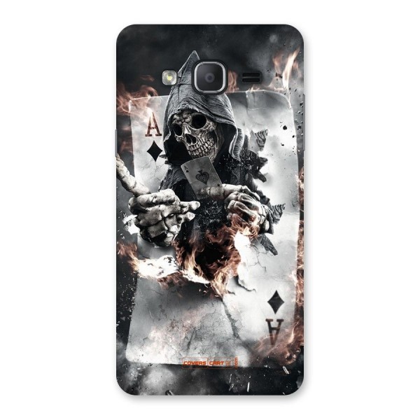 Skull with an Ace Back Case for Galaxy On7 Pro
