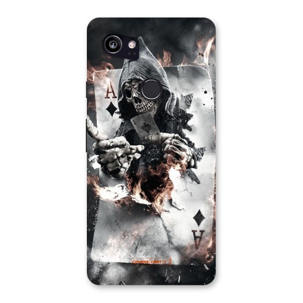 Skull with an Ace Back Case for Google Pixel 2 XL