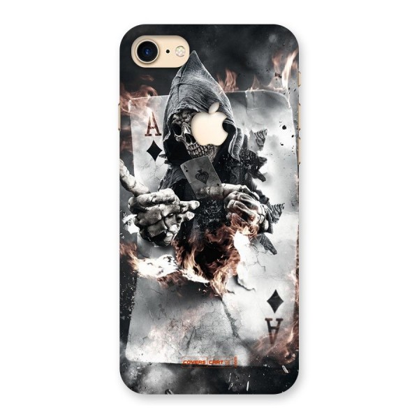 Skull with an Ace Back Case for iPhone 7 Apple Cut
