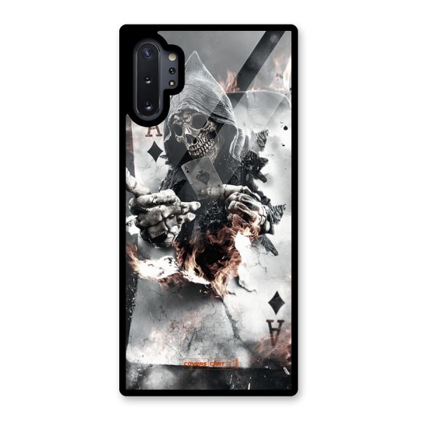 Skull with an Ace Glass Back Case for Galaxy Note 10 Plus