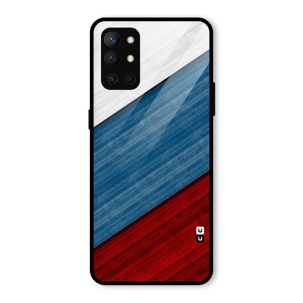 Slant Beautiful Stripe Glass Back Case for OnePlus 9R