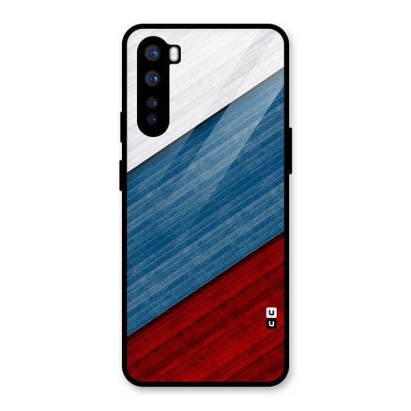 Slant Beautiful Stripe Glass Back Case for OnePlus Nord
