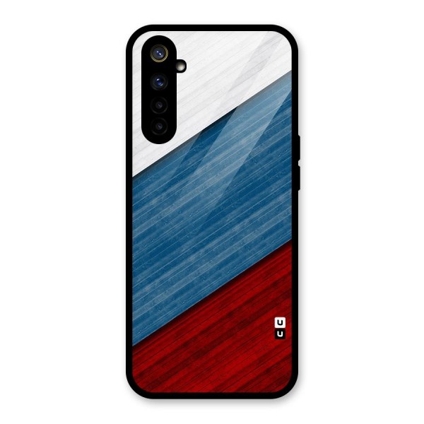 Slant Beautiful Stripe Glass Back Case for Realme 6i