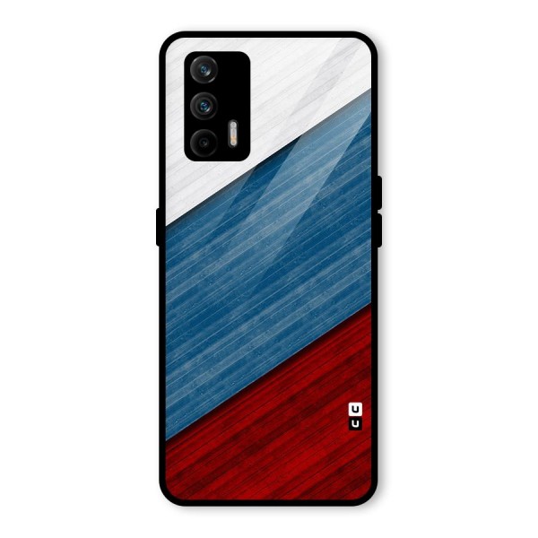 Slant Beautiful Stripe Glass Back Case for Realme X7 Max