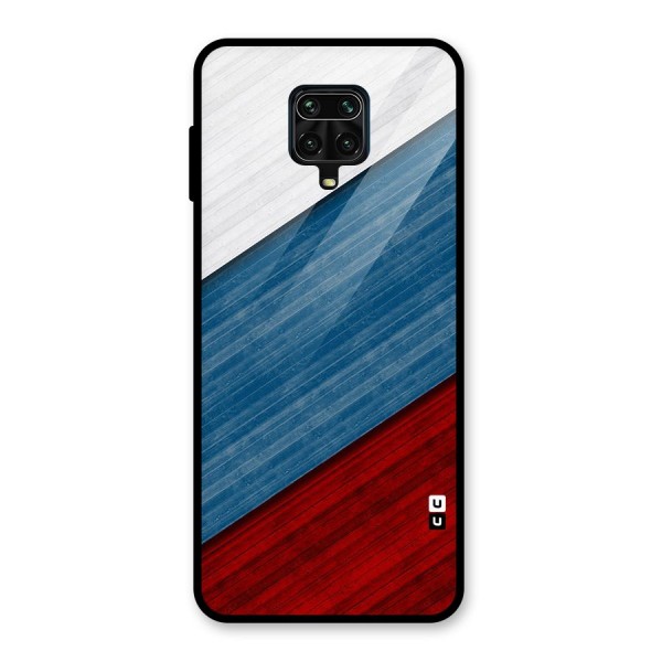 Slant Beautiful Stripe Glass Back Case for Redmi Note 9 Pro Max