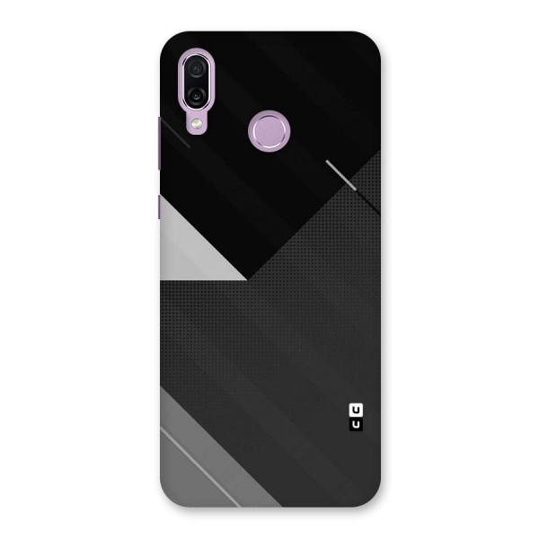 Slant Grey Back Case for Honor Play