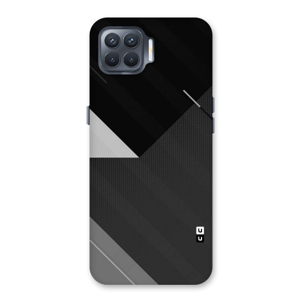 Slant Grey Back Case for Oppo F17 Pro