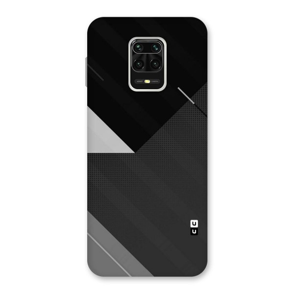 Slant Grey Back Case for Redmi Note 9 Pro