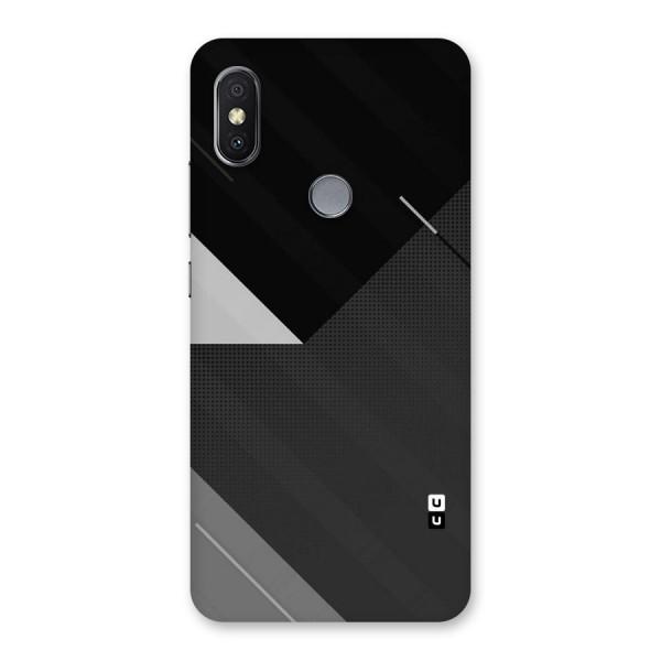 Slant Grey Back Case for Redmi Y2