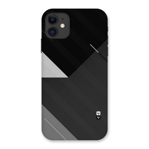 Slant Grey Back Case for iPhone 11