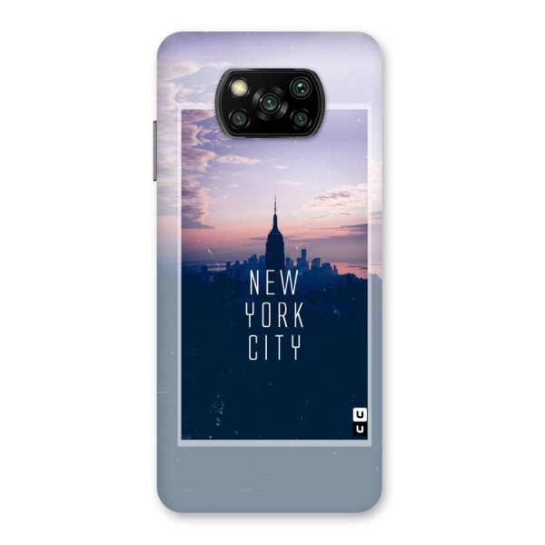Sleepless City Back Case for Poco X3