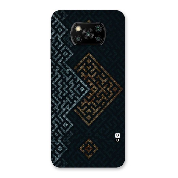 Smart Maze Back Case for Poco X3