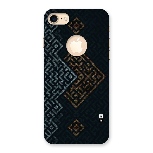 Smart Maze Back Case for iPhone 7 Logo Cut