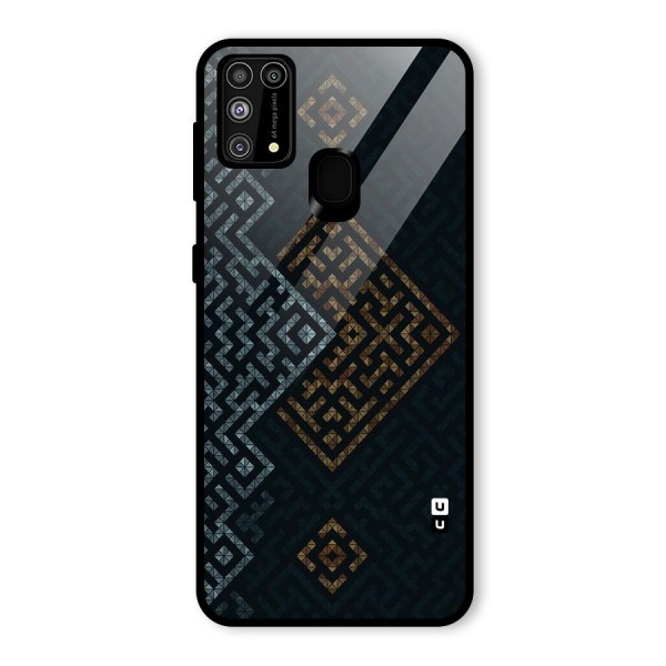 Smart Maze Glass Back Case for Galaxy M31