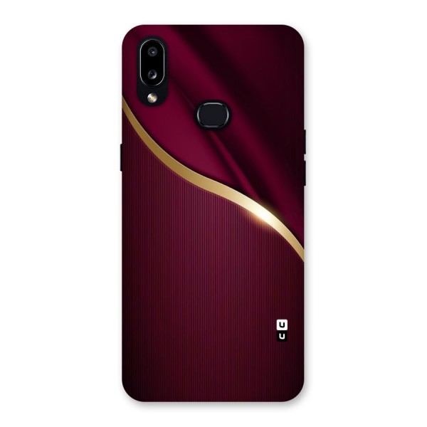 Smooth Maroon Back Case for Galaxy A10s