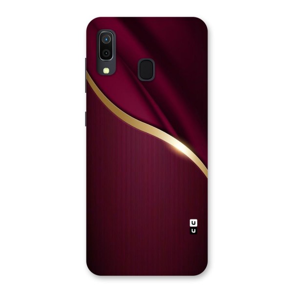 Smooth Maroon Back Case for Galaxy A30
