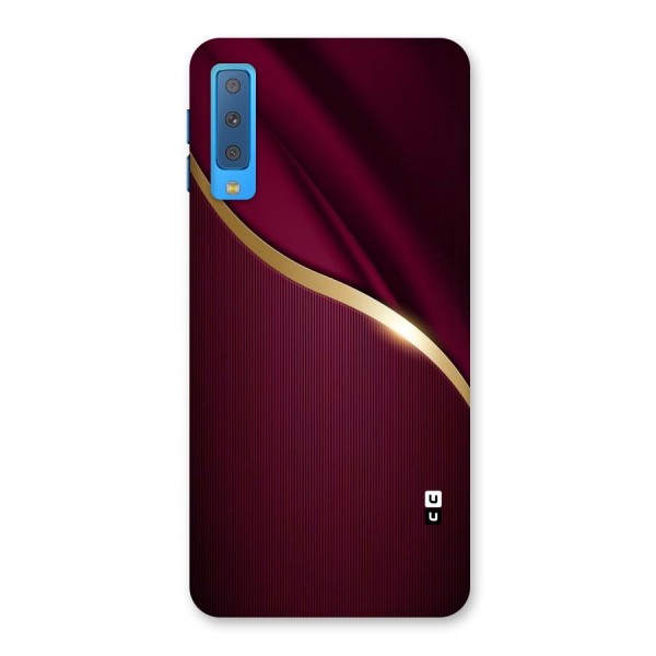 Smooth Maroon Back Case for Galaxy A7 (2018)