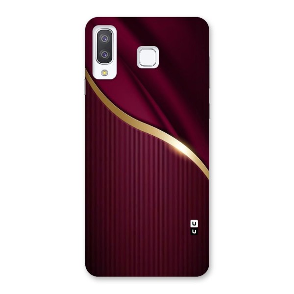 Smooth Maroon Back Case for Galaxy A8 Star