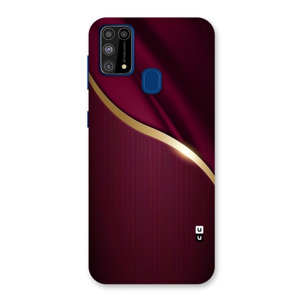 Smooth Maroon Back Case for Galaxy F41