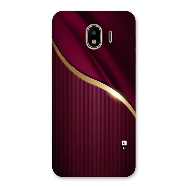 Smooth Maroon Back Case for Galaxy J4