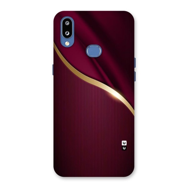 Smooth Maroon Back Case for Galaxy M01s