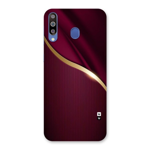 Smooth Maroon Back Case for Galaxy M30