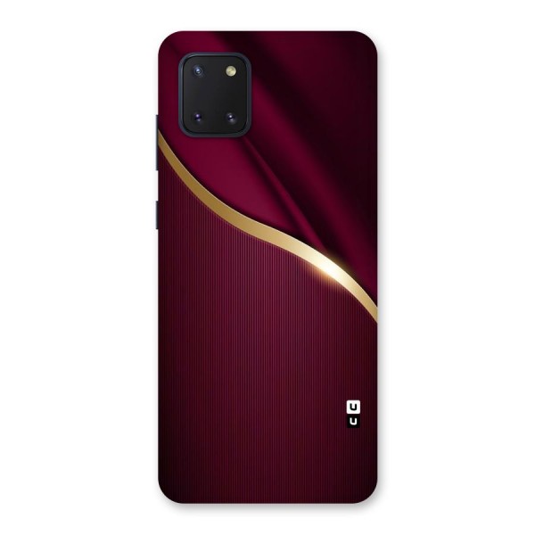 Smooth Maroon Back Case for Galaxy Note 10 Lite