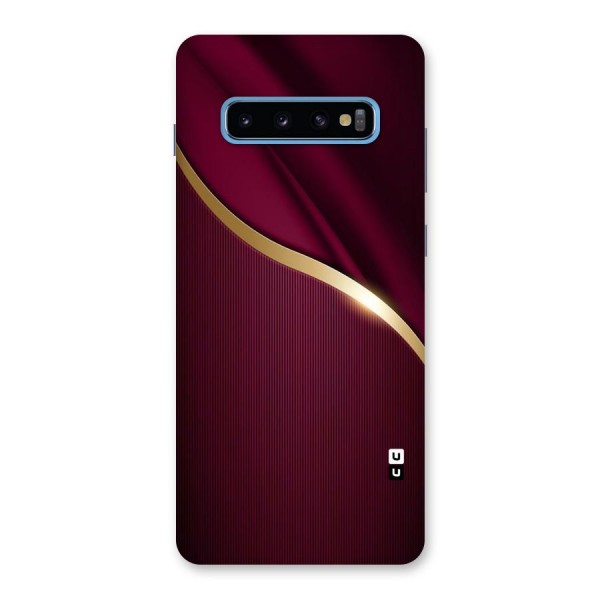 Smooth Maroon Back Case for Galaxy S10 Plus