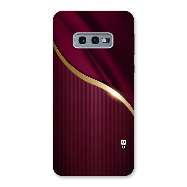 Smooth Maroon Back Case for Galaxy S10e