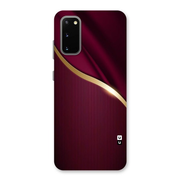 Smooth Maroon Back Case for Galaxy S20