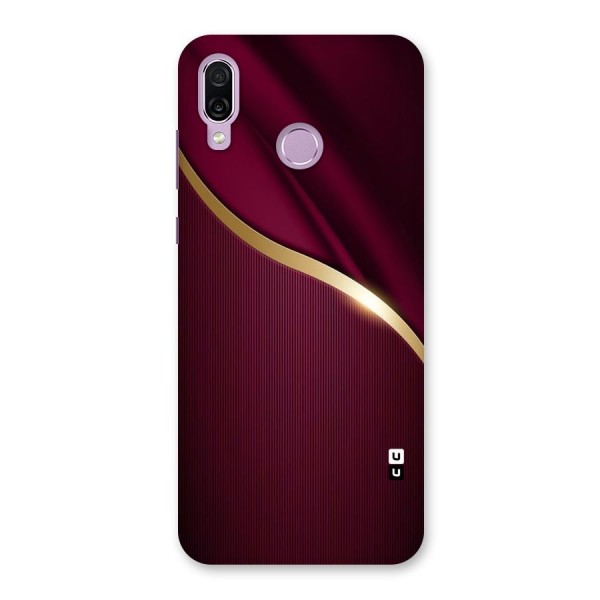 Smooth Maroon Back Case for Honor Play