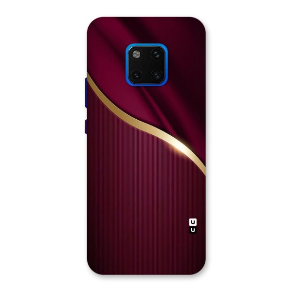 Smooth Maroon Back Case for Huawei Mate 20 Pro
